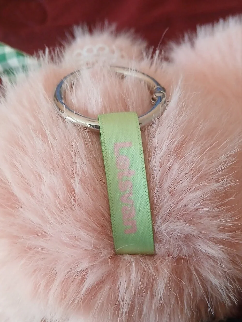 Wakuku Pink Bunny Accessory Keychain